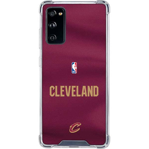 NBA Cleveland Cavaliers Jersey Galaxy S20 FE Clear Case